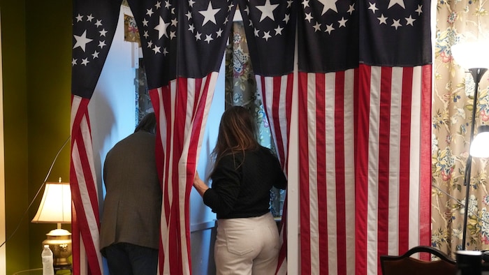 The residents of Dixville Notch do not have to queue for long outside the polling booths.