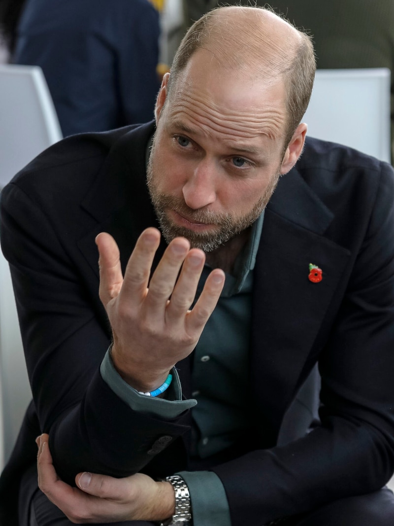 Prinz William in Südafrika (Bild: AP ( via APA) Austria Presse Agentur/Gianluigi Guercia)