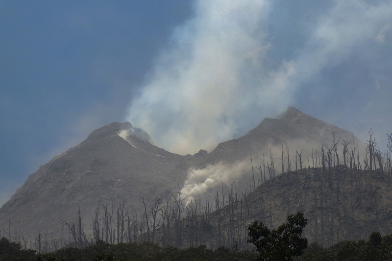 Lewotobi Laki-Laki volcano on Flores (Bild: AFP)