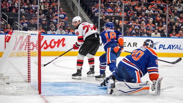 Die New Jersey Devils besiegen die Edmonton Oilers. (Bild: AP)