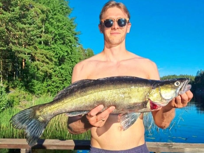 His biggest hobby on the long lake. 