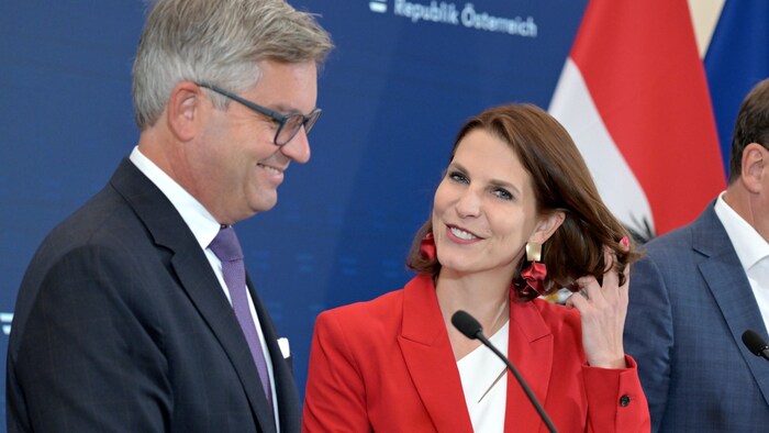 In den Abgängen von Magnus Brunner und Karoline Edtstadler sieht Hafenecker den Rückhalt von Nehammers Gefolgschaft schwinden.