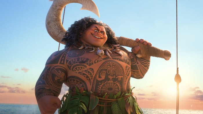 Dwayne Johnson lends his voice to Maui.