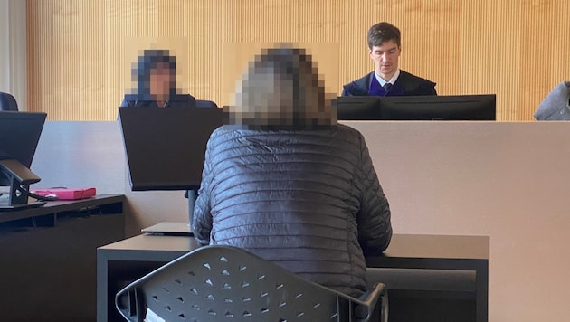 The defendant looked for excuses in court. (Bild: Dorn Chantall/Krone KREATIV)