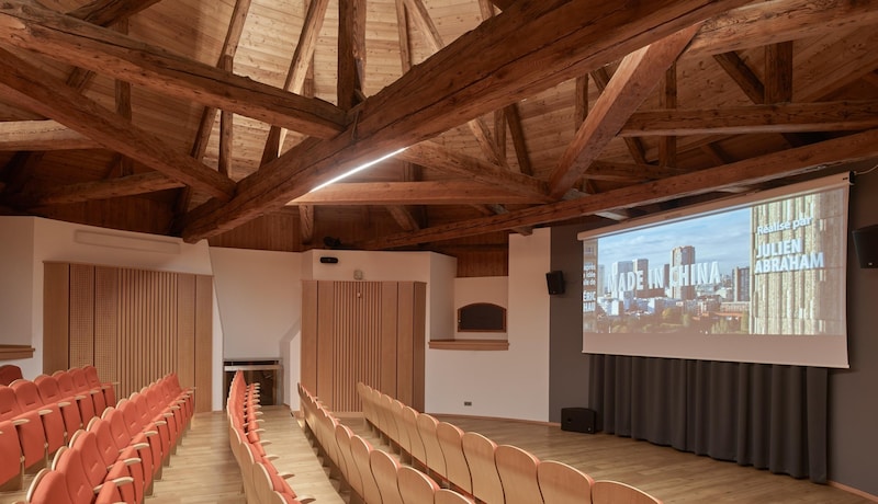 The Radstadt cinema in the tower. (Bild: Kurt Hoerbst)