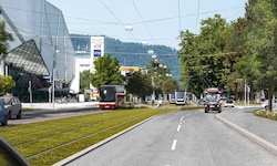 So soll die Alpenstraße künftig aussehen – wenn dort wirklich der S-Link einmal fahren sollte