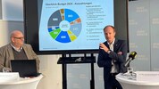 Finanzdirektor Martin Rupprechter (li.) und BM Johannes Anzengruber: „Kein Wunschkonzert!“