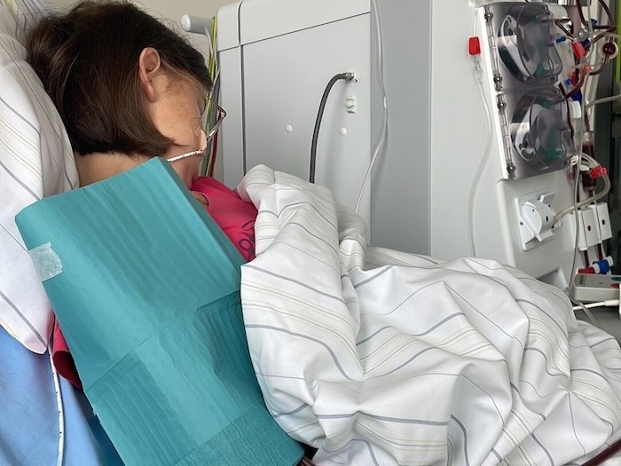 Anna had to spend seven months in hospital after the transplant.