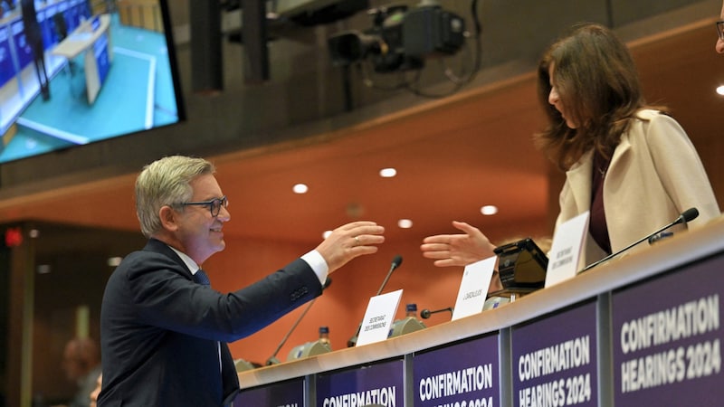 MEPs put their questions to him. (Bild: AFP/Nicolas Tucat)