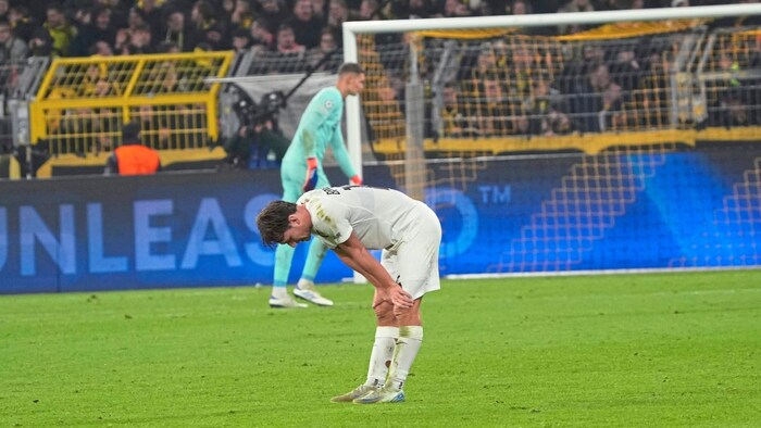 The Styrians were very disappointed at the final whistle.