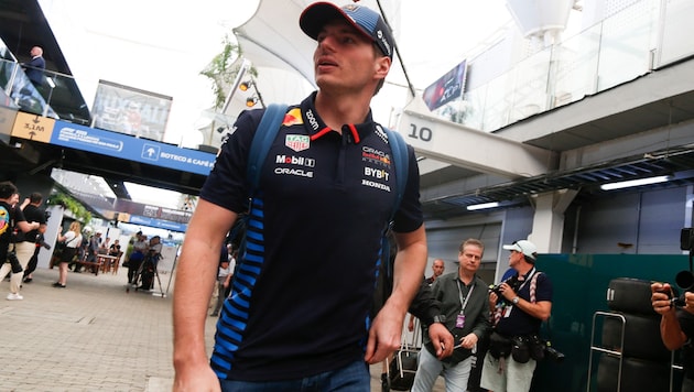 Max Verstappen holt zum Gegenschlag aus. (Bild: Miguel SCHINCARIOL)