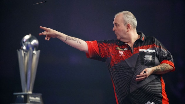 Phil Taylor - a silent farewell to a legend (Bild: AFP)