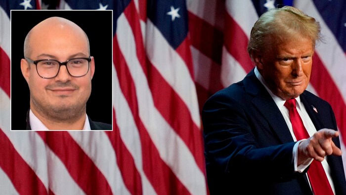 Campaign expert Yussi Pick (small picture) analyses Trump's triumph - and why Kamala Harris was ...
