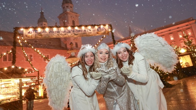 Das Christkindlteam 2023 (Bild: christkindlmarkt.co.at, Salzburg – Neumayr)