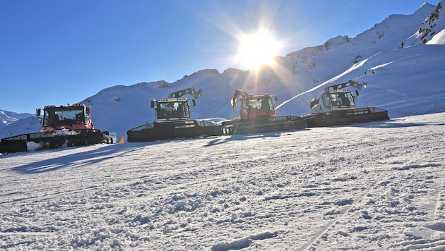 Die Pistenflotte wird auf Kraftstoff aus Speisefett umgestellt (Bild: Bergbahnen Gastein)