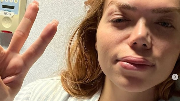 Nicolette Fountaris came forward with shocking news from the hospital. (Bild: instagram.com/nicolette.vlogt)