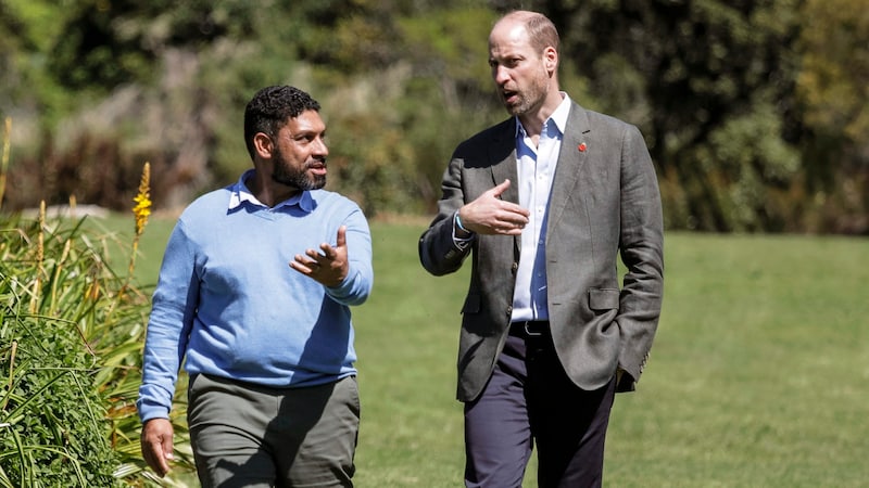 Prinz William ist nach Südafrika gereist, um am Mittwochabend den Earthshot Prize zu überreichen. Seine Gattin Kate ist allerdings in Großbritannien geblieben. (Bild: APA/Gianluigi Guercia, Pool Photo via AP)