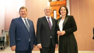 Hubert Kinz, Harald Sonderegger und Monika Vonier. (Bild: Mathis Fotografie/Mathis Fotografie, Krone KREATIV)