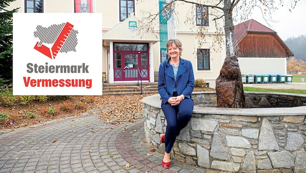 Bernadette Schönbacher, the mayor of Miesenbach near Birkfeld (Bild: Krone KREATIV/Erwin Scheriau)