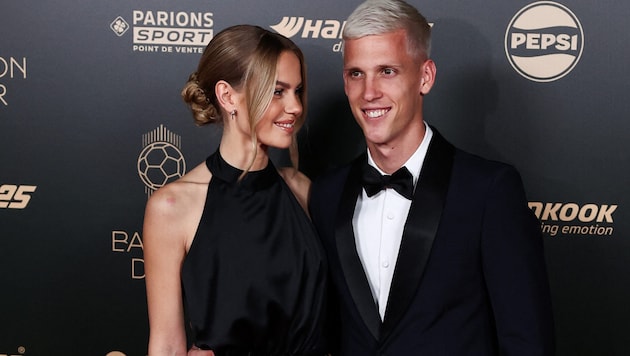 Dani Olmo mit Freundin Laura Schmitt