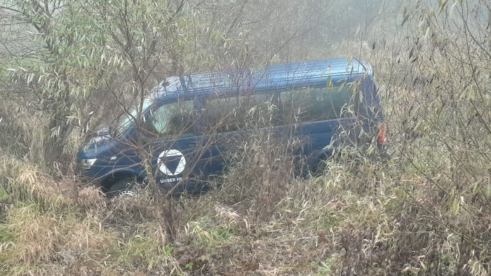 Acht Soldaten waren mit dem Bus unterwegs.