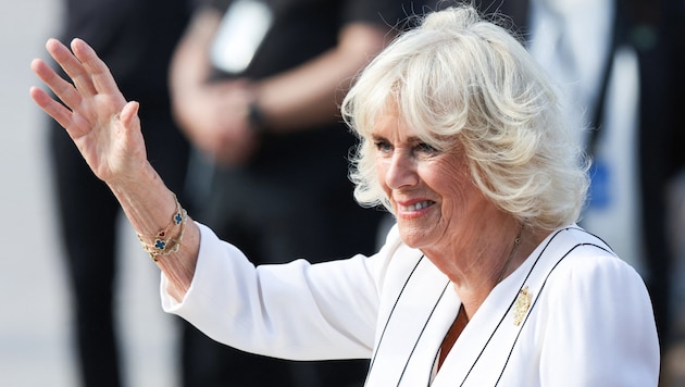 Queen Camilla had to cancel numerous appointments this week for health reasons. Royal fans can now breathe a sigh of relief: King Charles' wife is on the mend. (Bild: APA/AFP/Steve CHRISTO)