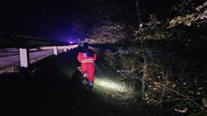 The embankment was searched without success