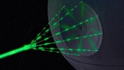 Vorbild einer leistungsstarken Energiewaffe aus „Star Wars“: der sogenannte Todesstern.