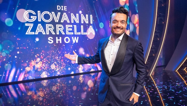 Der Erfolg gibt ihm Recht – Giovanni Zarrella präsentiert am 9. November bereits die 13. Ausgabe seines Unterhaltungsformats. (Bild: ZDF/Sascha Baumann)