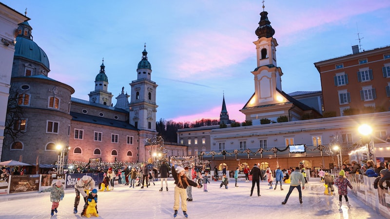 Die Eislaufsaison kann am 14. November starten. (Bild: christkindlmarkt.co.at, Salzburg – Neumayr)