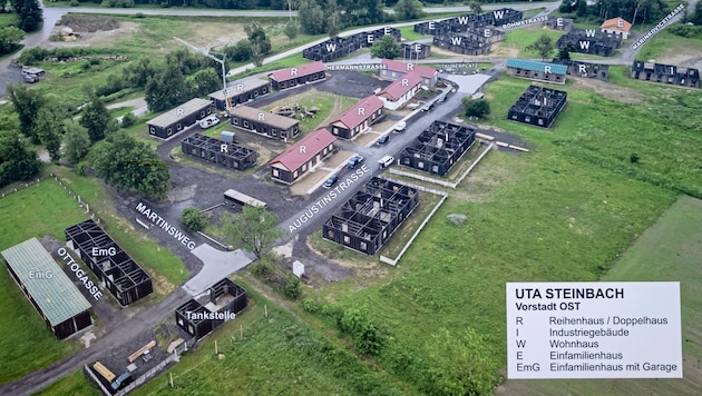 This expansion can save lives: In the Steinbach urban training facility at the Allentsteig military training area, individual exercise scenarios can now be practiced even more realistically with more forces. (Bild: Antal Imre)