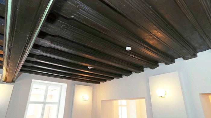 Original Holzdecke im „Bösendorfer-Salon“