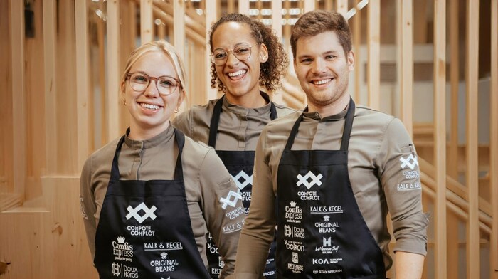 Sie stürmten ins Finale: Luise Grottenthaler, Celestina Bengui und Benjamin Sellemond (v.l.n.r.)