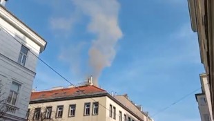 Mit einem Großaufgebot rückte die Wiener Feuerwehr an. Die Ursache für den Brand war zunächst ...