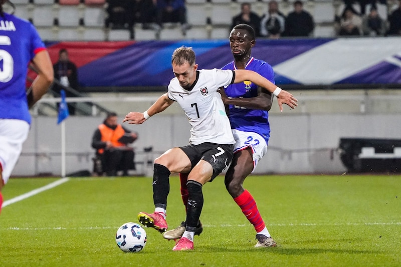 Für das U21-Nationalteam kam Gattermayer bisher fünfmal zum Einsatz. (Bild: GEPA/GEPA pictures)