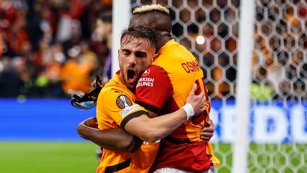 Galatasaray konnte über drei Tore vor heimischen Publikum jubeln. (Bild: AFP/APA/Ozan KOSE)