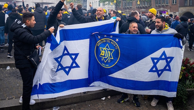 Fans von Maccabi Tel Aviv – in Birmingham gegen Aston Villa sind sie nicht mit dabei …