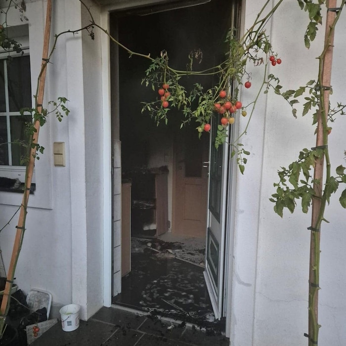 Im Heizungsraum brach das Feuer aus.