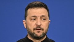 Der ukrainische Präsident Wolodymyr Selenskyj (Bild: AFP/APA/Attila Kisbenedek)