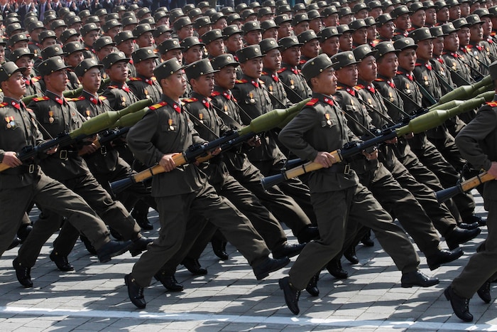 North Korean soldiers