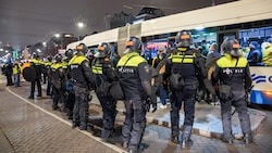 Unruhen nach dem Fußballspiel zwischen Ajax Amsterdam und Maccabi Tel Aviv (Bild: AFP or Licensors)