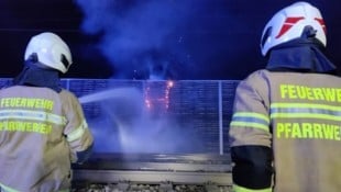 Die Feuerwehr musste zum Löscheinsatz ausrücken. (Bild: FF PPfarrwerfen)