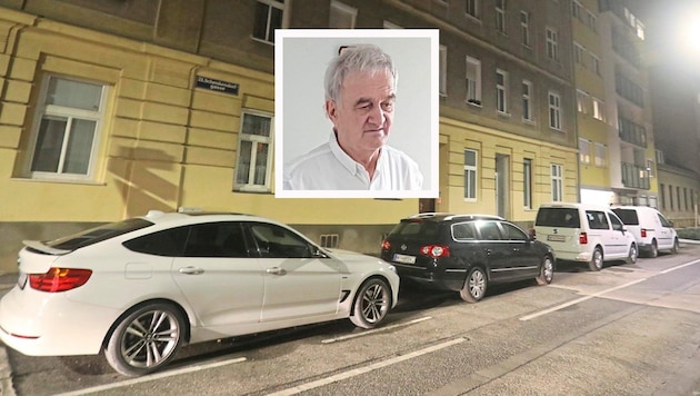 Obrad Ilic verschwand am  9. August 2023 aus seinem Wohnhaus in der Schenkendorfgasse in Wien-Floridsdorf. Hinweise zu seinem Verbleib werden in jeder Polizeidienststelle entgegengenommen. (Bild: Martin Jöchl, Martina Prewein)