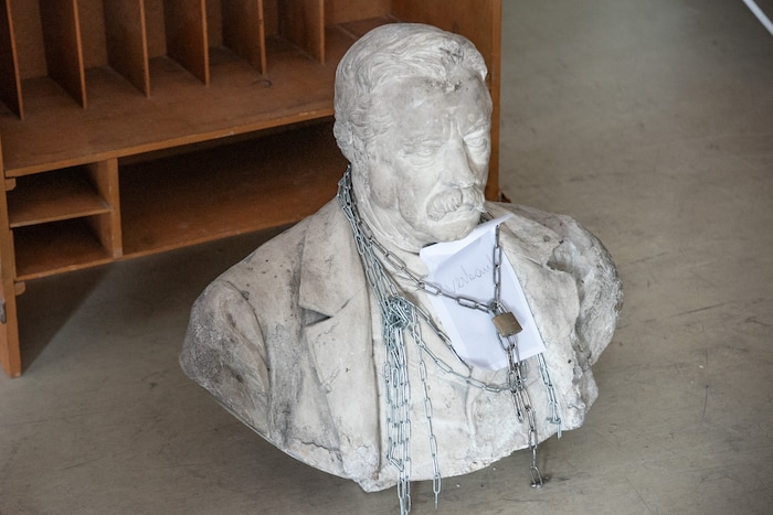 Auch diese Büste fand relativ schnell ein neues Zuhause.