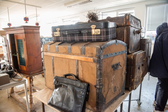 Alte Koffer und Aktentaschen gingen weg wie die warmen Semmeln.