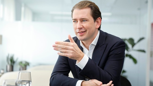 Former chancellor at 38: Sebastian Kurz is now an entrepreneur. (Bild: Holl Reinhard)