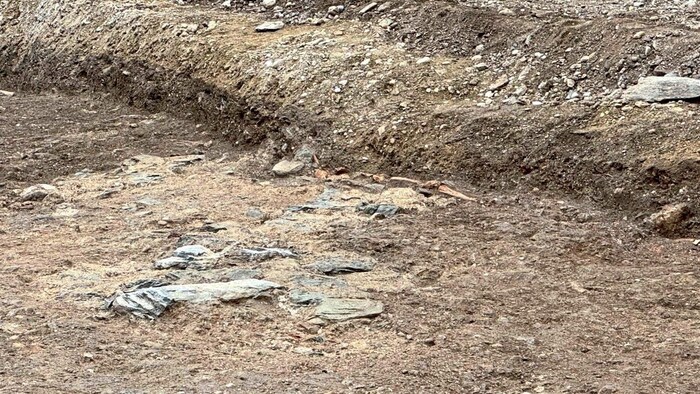 The skeletons near the graves are well over 200 years old.