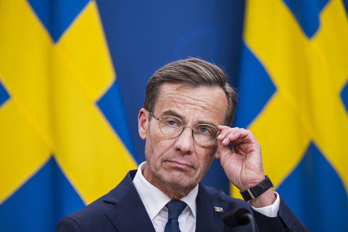 Regierungschef Ulf Kristersson stärkt der Politikerin nach der medialen Aufregung um ihre ...