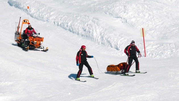 The piste rescuers had a lot to do in Kleinwalsertal (symbolic image). (Bild: ZOOM Tirol/zoom.tirol)