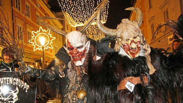 Alle Jahre wieder: Ab diesem Wochenende ziehen die schaurigen Krampusse und Perchten durch Kärntens Städte und über das Land. (Bild: Rojsek-Wiedergut Uta)